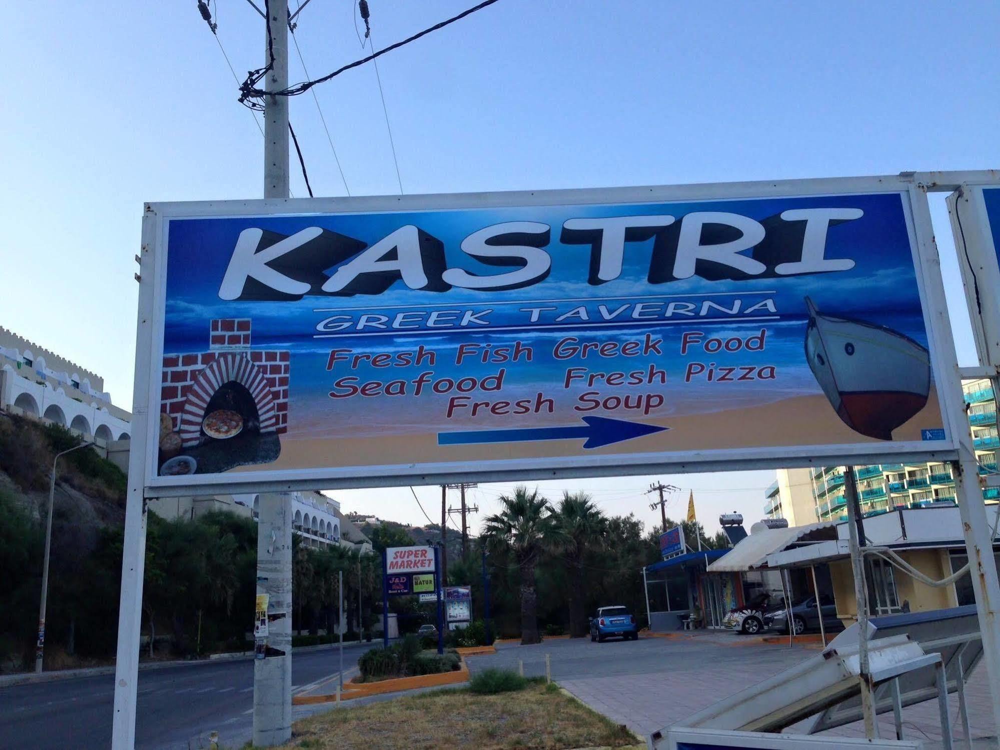 Kastri Beach Faliraki Eksteriør billede